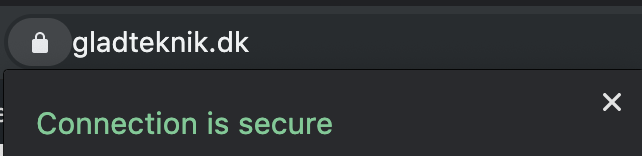 SSL - sikker hjemmeside