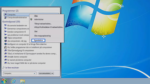 Tjekke Windows version