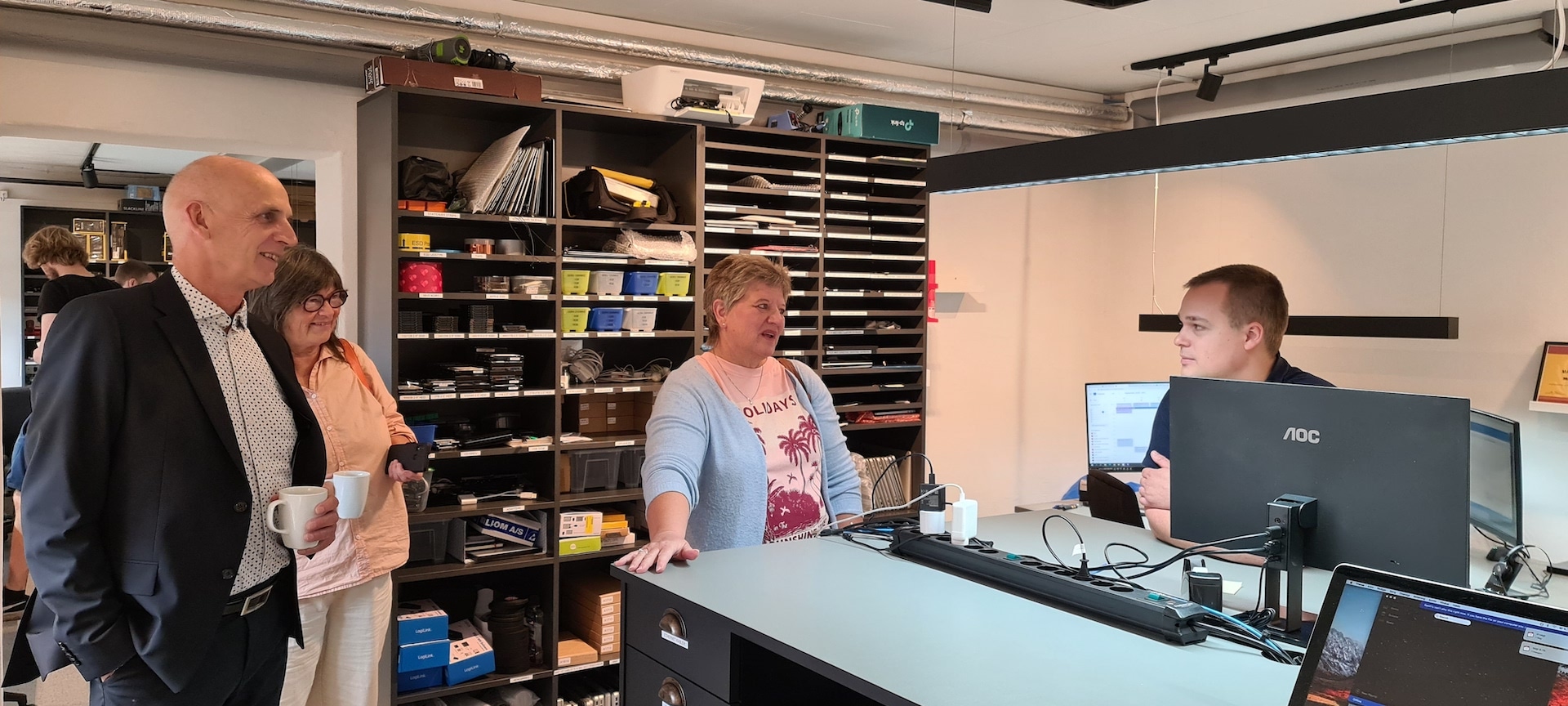 Hvidovre borgmester og kommunaldirektør på besøg hos GladTeknik 3