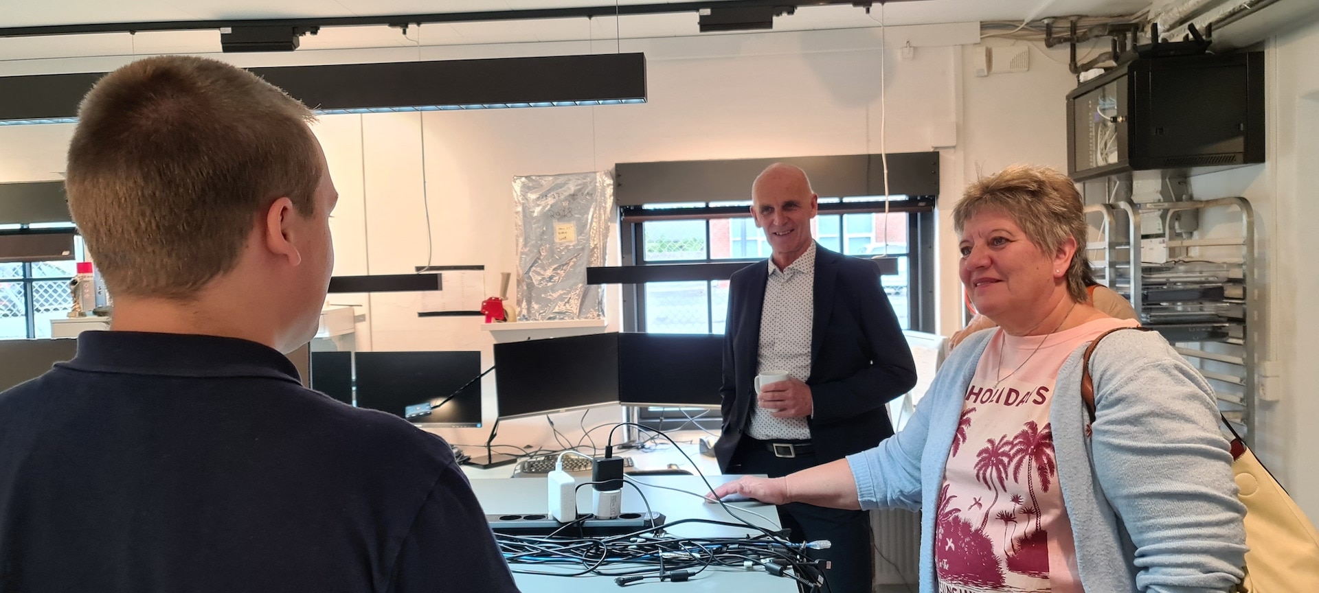 Hvidovre borgmester og kommunaldirektør på besøg hos GladTeknik 4