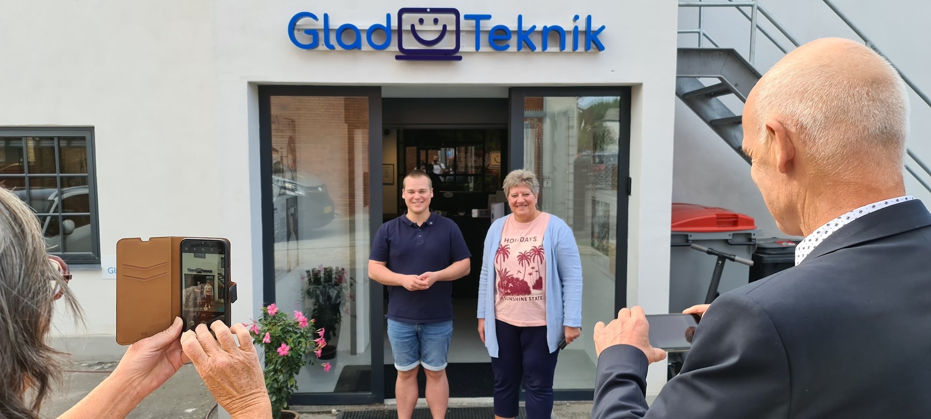 Hvidovre borgmester og kommunaldirektør på besøg hos GladTeknik 8