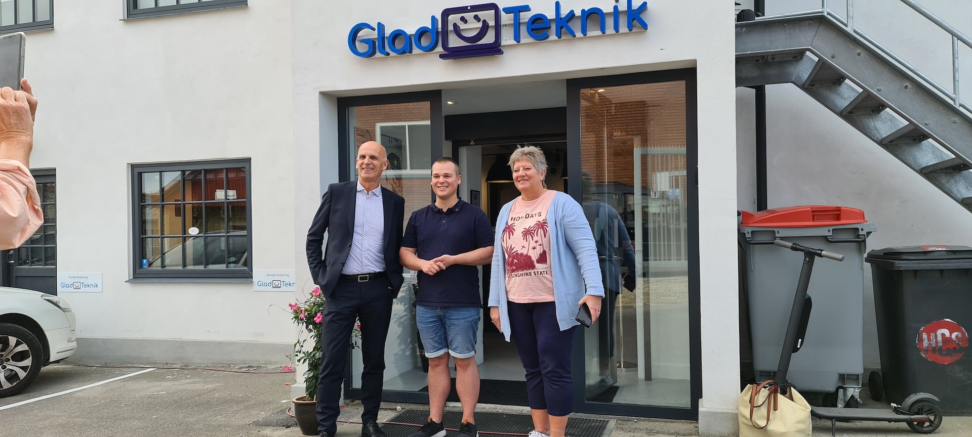 Hvidovre borgmester og kommunaldirektør på besøg hos GladTeknik 9