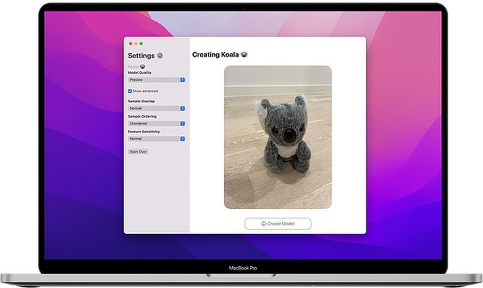 MacOS Monterey: 3D billeder lavet med AR