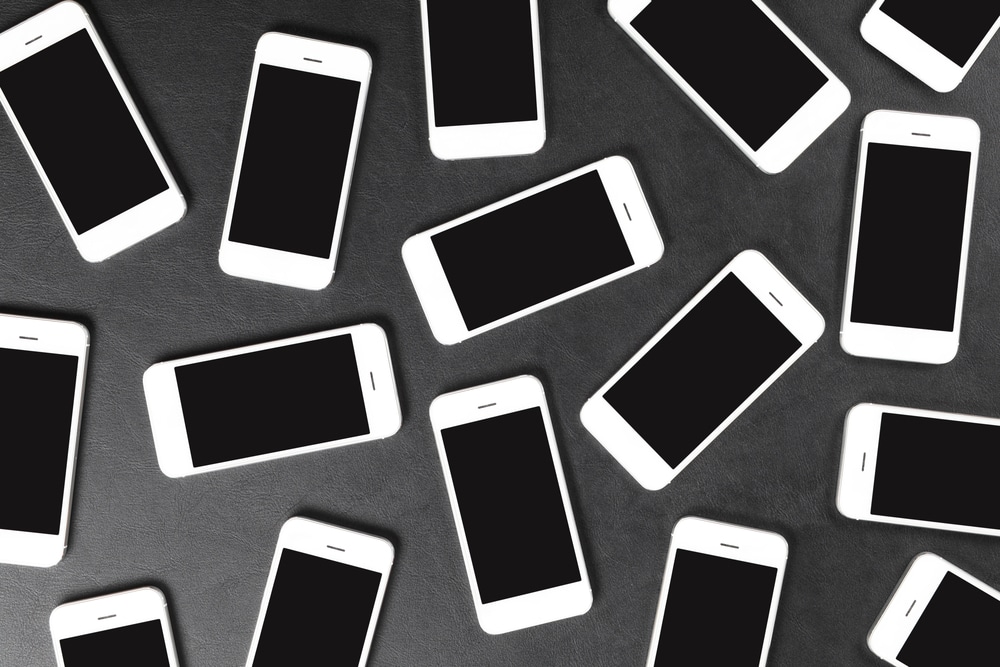 iPhones med intakte skærme